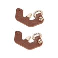 thumbnail image 1 of lionlar Bag Buckles Bag Accessories No Punching Shoulder Strap Conversion Buckle Brown, 1 of 9