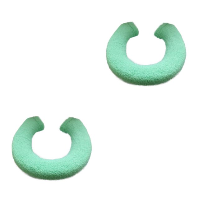 Transemion Durable Bathroom Pad Tear-resistant And U/O Shape Options Wear-resistant Green 2Set