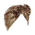 thumbnail image 1 of Turban Musulman pour Femmes avec Nœud, Paillettes, Bonnet, Foulard, Couvre-Chef, 1 of 3