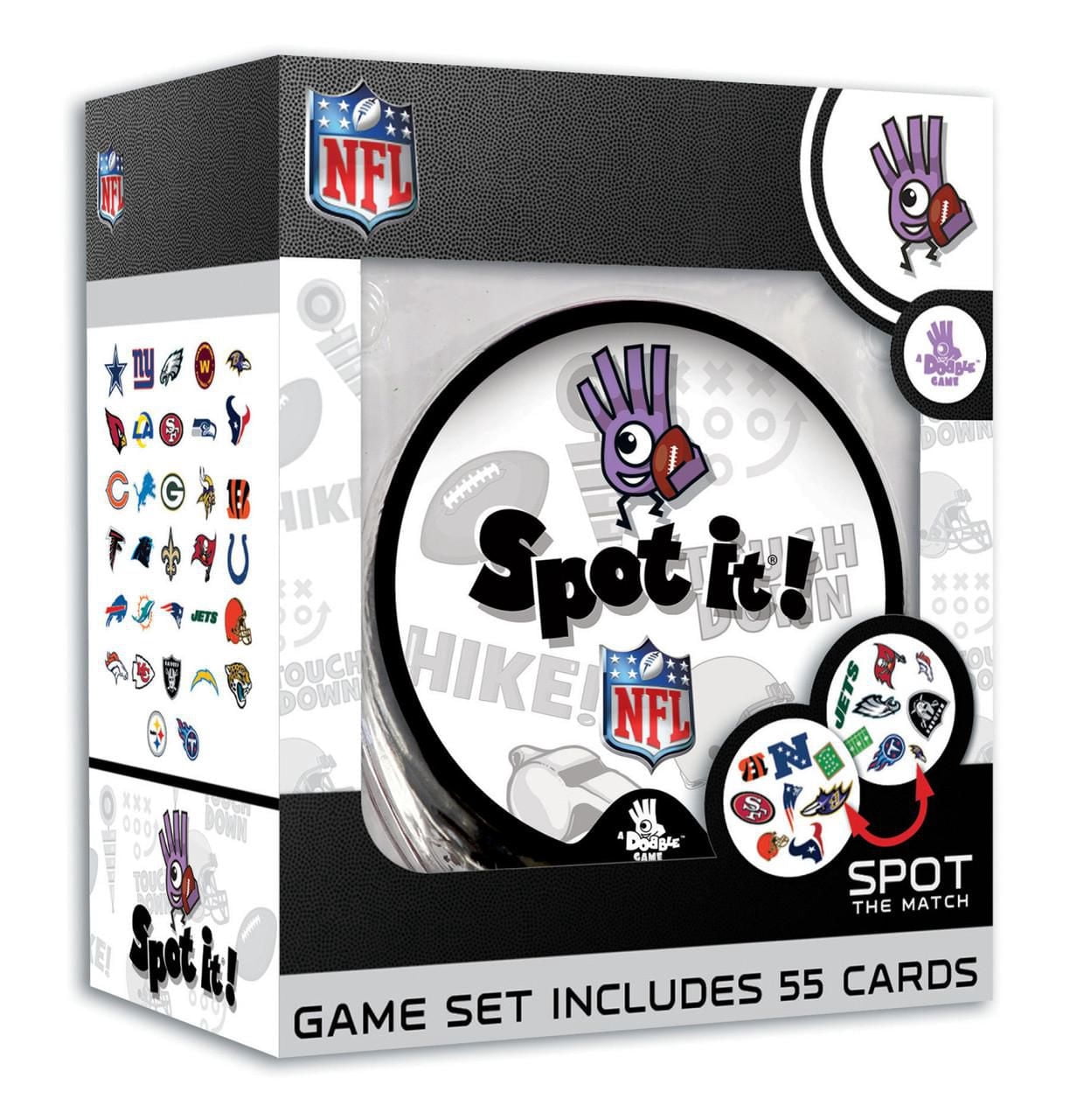 Masterpieces Puzzle Company NFL "Spot It!" Jeu De Cartes