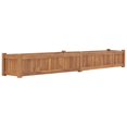 thumbnail image 1 of vidaXL Raised Bed 200x30x25 cm Solid Teak Wood, 1 of 5