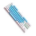 thumbnail image 4 of Mechanical  Wired 87-Key Mechanical Gaming Keyboard Rainbow Backlit Keyboard For  PC Laptop for Game and Office, 4 of 7