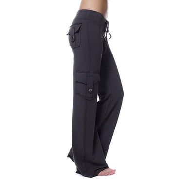TopLLC Pantalon Tactique Extensible Flex pour Femmes, Pantalon Cargo Résistant à l'Eau en Ripstop pour le Travail, Pantalon Droit/cargo à Taille Élastique avec Poches