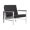 thumbnail image 1 of Studio Designs Maison, Noir, Fauteuil d'Appoint Moderne Atlas pour Salon Chambre, Cuir Reconstitué,, 1 of 6