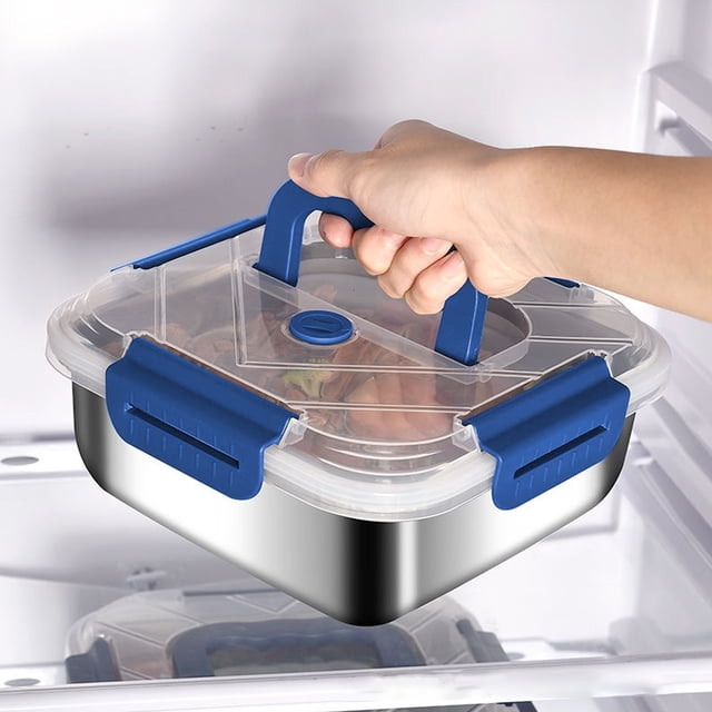 YIMWNYI Stainless Steel Food Storage Container, Leak Proof, Dishwasher Safe, Airtight Sealing, Insulated for Hot and Cold Foods, Multi-functional Kitchen Storage Solution