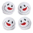 thumbnail image 2 of CHOK Holiday Dog Toy Spikey Snowman Ball Squeaker Soft High Bounce Choose Quantity (One Ball), 2 of 5
