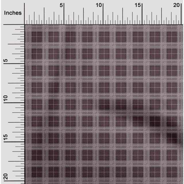 oneOone Cotton Flex Fabric Tartan Check Decor Fabric Printed BTY 40 Inch Wide