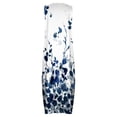 thumbnail image 4 of Lenago Robes de Cocktail Grande Taille pour Femmes Soirée Femmes Décontractée Ample Imprimée Robe Débardeur Plage Col en V avec Poche Robe d'Été Sans Manches Robes d'Été de Plage en Liquidation, 4 of 5