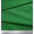 thumbnail image 2 of Soimoi Green Modal Satin Fabric Diamond Geometric Print Fabric by the Yard 42 Inch Wide, 2 of 5