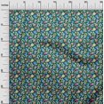 thumbnail image 3 of oneOone Rayon Dark Green Fabric Kids Floral Craft Projects Decor Fabric Printed By The Yard 56 Inch Wide, 3 of 4