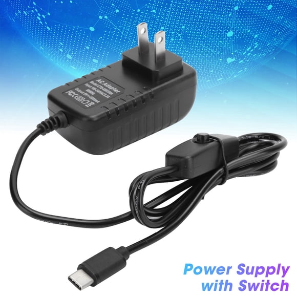 Power Supply for 4B, Convenient 5V 3A Type-C Power Adapter 100-240V for Charger Power Adapter US Plug,EU Plug,UK Plug,AU Plug