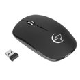 thumbnail image 2 of Wireless Mouse, Appearance Design 1200 / 1600 / 2400 DPI Feel Comfortable Gaming Mouse  For Vista OS X For  Black, 2 of 8