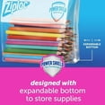thumbnail image 2 of Ziploc® Slider Storage Bags with Power Seal Technology, Large, 15 Bags, 2 of 5