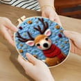 thumbnail image 4 of Pcksrro Home Decorations Items and Hanging Ornaments Deal!Starters Wool Felts Painting With Embroidery Frame Needle Felts Material Pack Diy Needle Felts Suitable For Beginners To Crafts, 4 of 5