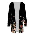thumbnail image 4 of Cardigans pour Femmes Mode Cardigan Décontracté pour Femmes avec Poches Manches Longues Imprimé Cache-Maillot Hauts en Liquidation, 4 of 4