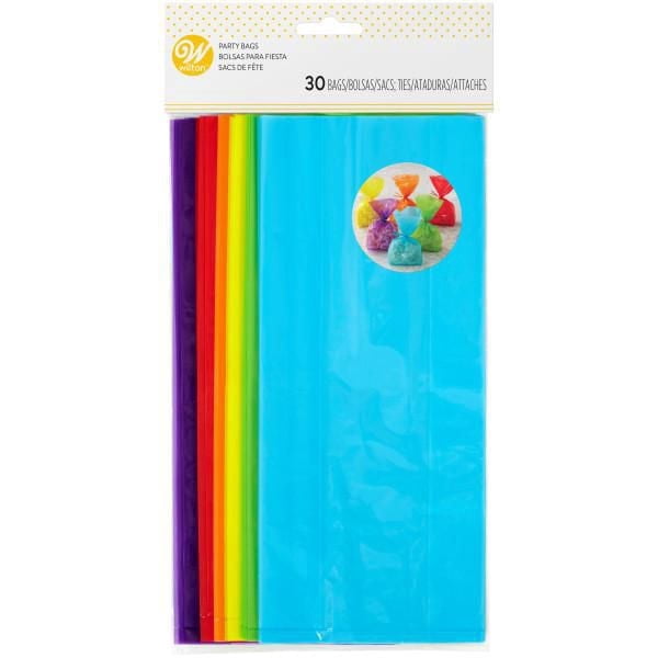 Sacs-gâteries de couleur Wilton, 30 unités