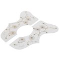 thumbnail image 2 of Hard Plastic Pickguard, 2Pcs Forehand And Backhand Guitar Guard Guitar Protection Plate  For Acoustic White,Red,Brown,Black, 2 of 8