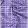 thumbnail image 1 of Soimoi Poly Georgette Fabric Plaid Check Print Fabric by The Yard 52 Inch Wide, 1 of 5