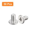 thumbnail image 3 of Unique Bargains M3x0.5x5mm Lot de 50 Vis Plates Rondes en Métal pour Machine à Entraînement Phillips, 3 of 5