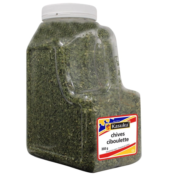 Kasuku - Chives - 350g - 1ct - Fresh Herb Flavor & Vibrant Green Color For Bulk Culinary Garnish (1ct)
