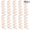 thumbnail image 2 of 10 Pcs Épingle à Cheveux Spirale en Métal, Non Abrasive, Tourne-Épingle, Vis Torsadée, Épingle à Cheveux, 2 of 10