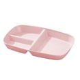 thumbnail image 1 of YIMWNYI Rectangular Compartment Tray, Party Tray, 3-Compartment Dinnerware, Easy to Clean Plastic Organizer, Thick Bottom Design, Multifunctional Tableware for Parties and Picnics, 1 of 6