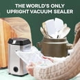 thumbnail image 3 of InstaSeal Scelleuse Sous Vide avec 12 Sacs de Rangement Quart Sécuritaires pour Aliments Appareil Compact à Double Joint Automatique, 3 of 12