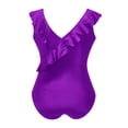 thumbnail image 5 of Bocqde Women Swimsuits Fashion Solid Color Loose Fit Ruffle Monokini Swimwears Ladies One Piece Bathing Suits, 5 of 5