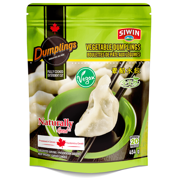 Siwin Frozen Vegetable Dumplings, SIWIN VEGETABLE DUMPLINGS