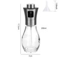 thumbnail image 3 of Oil Vinegar Set Holder Glass Syrup Set Mini Glass Vial Large Containers for Food 75oz Swing Top Glass Bottles 16oz 12 200ml Glass Stainless Steel Cooking Oil Spray Cooking Oil Rapeseed Oil Spray Used, 3 of 4