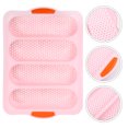 thumbnail image 1 of RUNROTOO Silicone Baguette Baking Mold Nonstick Bread Pan For French Bread Food Grade Silicone Tool For Home Design, 1 of 8