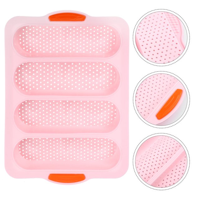 RUNROTOO Silicone Baguette Baking Mold Nonstick Bread Pan For French Bread Food Grade Silicone Tool For Home Design