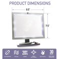 thumbnail image 2 of ToiletTree Products Deluxe LED Fogless Shower Mirror with Squeegee, 1.45 Ounce, 2 of 9