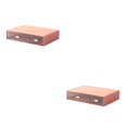 thumbnail image 2 of fastboy Neat And Tidy Storage Box - plify Life With Organized Storage Multilayer Stackable Desk Organizer pink 2 drawer 2Set, 2 of 6