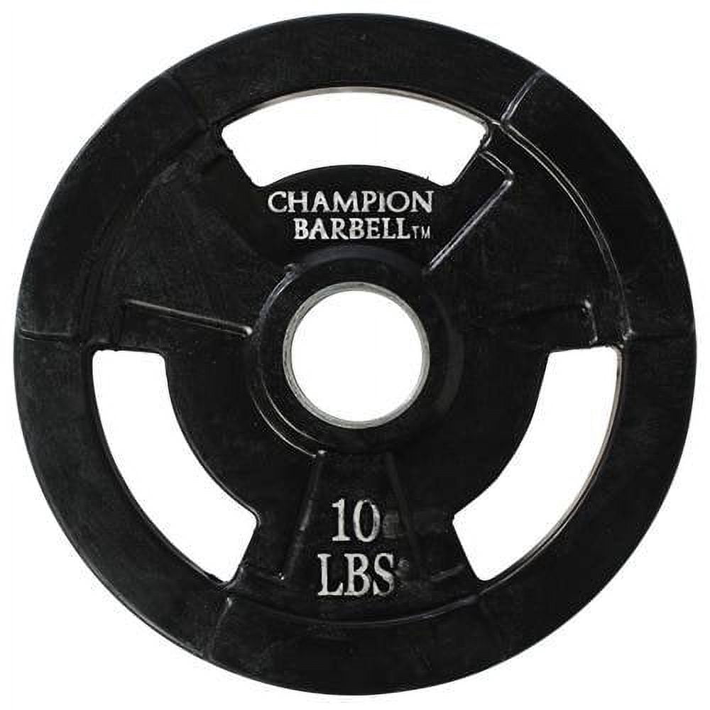 champion Plaque d'Adhérence en Caoutchouc pour Barre (45 Livres)