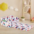 thumbnail image 3 of Costway Canapé pour Enfants 2-en-1 Convertible en Chaise Longue, Fauteuil Dépliable avec Pochette de Rangement, 3 of 10