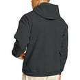 thumbnail image 4 of Hanes Mens EcoSmart Fleece Hoodie, 2XL, Charcoal Heather, 4 of 5
