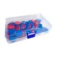 thumbnail image 1 of Milaget 50Pcs Montessori Solid Round Chips with Storage Box Counters Chip Math Discs Markers Math Manipulatives Counting Chips for Reward Kids, 1 of 9