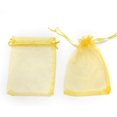 thumbnail image 3 of ORUYROP 100pcs Drawstring Organza Jewelry Candy Pouch Party Wedding Favor Gift Bags (3x4", Golden), 3 of 7