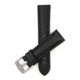 thumbnail image 1 of Extra Long (XL), 24mm Classic Leather Buffalo Pattern Watch Strap Band, Stainless Steel Buckle, 1 of 7