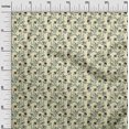 thumbnail image 2 of oneOone Cotton Poplin Fabric Leaves & Floral Block Decor Fabric Printed BTY 42 Inch Wide, 2 of 4
