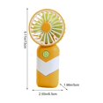 thumbnail image 3 of Yhmxh Camping Essentials Travel Essentials Camping Gear Handheld Fan Summer Portable Carry Small Fan Rechargeable Household Small Fan Student Dormitory Outdoor Gift Fan Light Sound Low Noise, 3 of 8