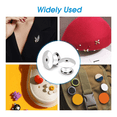 thumbnail image 3 of 40PCS Locking Pin Back Metal Pin Backing, Locking Pin Keeper Clasp for Brooch Enamel Lapel, 3 of 7