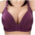 thumbnail image 4 of Timegard Front Closure Bras for Women Full Coverage Adjustable Strap No Underwire Bras Seniors Bras, 4 of 4