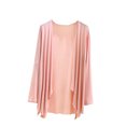 thumbnail image 2 of TopLLC Ensembles de Pyjama Ensembles de Détente pour Femmes, Vêtements de Nuit pour Femmes Blouse pour Femmes Uni Décontracté Mode Col Rond Manches Longues Régulières Hauts de Vêtements de Nuit Manches Longues Hauts de Pyjama, 2 of 3