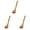 Beige 3Packs, variant on Tableware Natural Handle Wooden Spoon Set for Soup and Kitchen Dining & Bar Long Elegant Serving Utensil with Classic Wood Grain for Everyday Use, Beige 6Packs