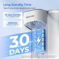 thumbnail image 2 of Waterdrop Rechargeable Water Filter Pitcher, Reduce 99.6% of Lead and 45+ Impurities, 6-Month Electric Water Dispenser, Instant 15-Cup Countertop Sys, 2 of 8