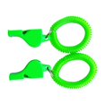 thumbnail image 3 of koolsoo 2 Pieces Survival Whistle Wrist Coil Emergency Scuba Diving Green, 3 of 6