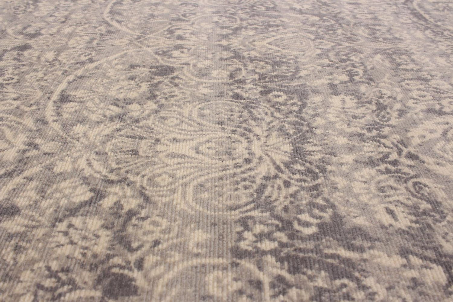 ECARPETGALLERY 5'2" x 7'6" Transitional Galleria Hand-knotted Area Rug for Living Room, Dining Room and Bedroom in Ivory