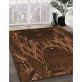 thumbnail image 3 of Ahgly Tapis d'Intérieur Lavable en Machine Carré Acajou Brun, 8 Pieds Carré, 3 of 7